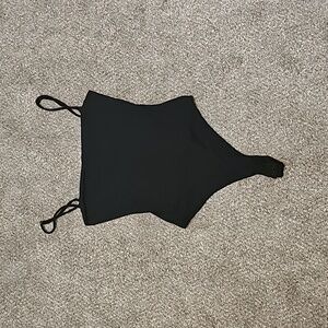 Naked Wardrobe Bodysuit Black Size Medium